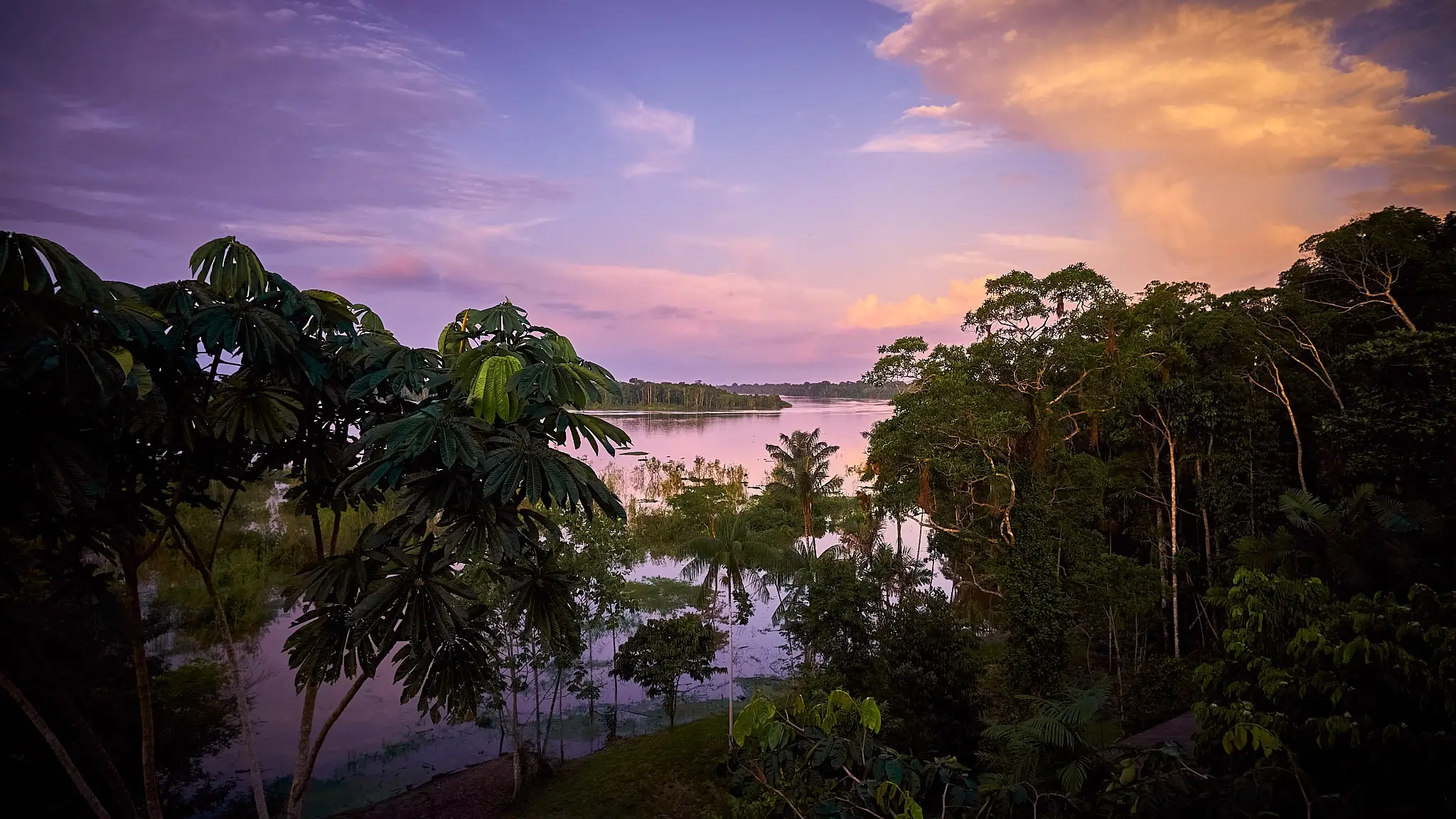 My Traavel Diary Chronicles - A wonderful sunrise in the Amazon