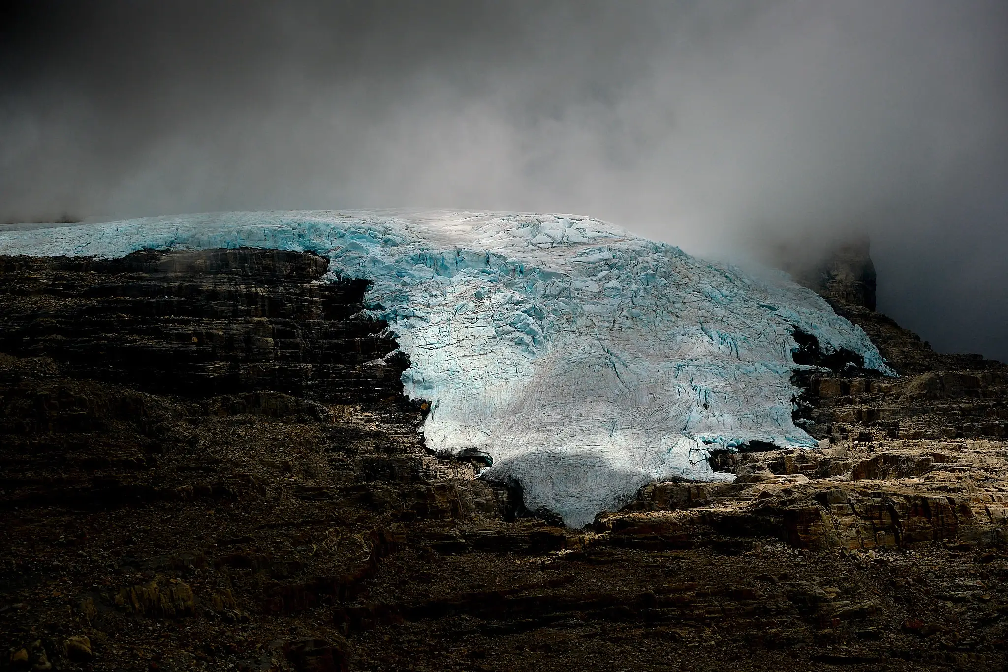 My Travel Diary Chronicles - Colombia, Laguna Grande. Glacier