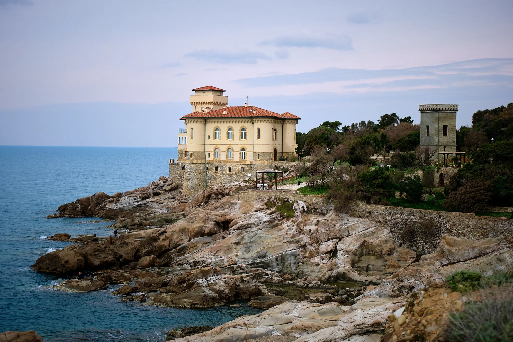 Matteo Franchi Foto - My Travel Diary Chronicles, Livorno, view of the Boccale Castle