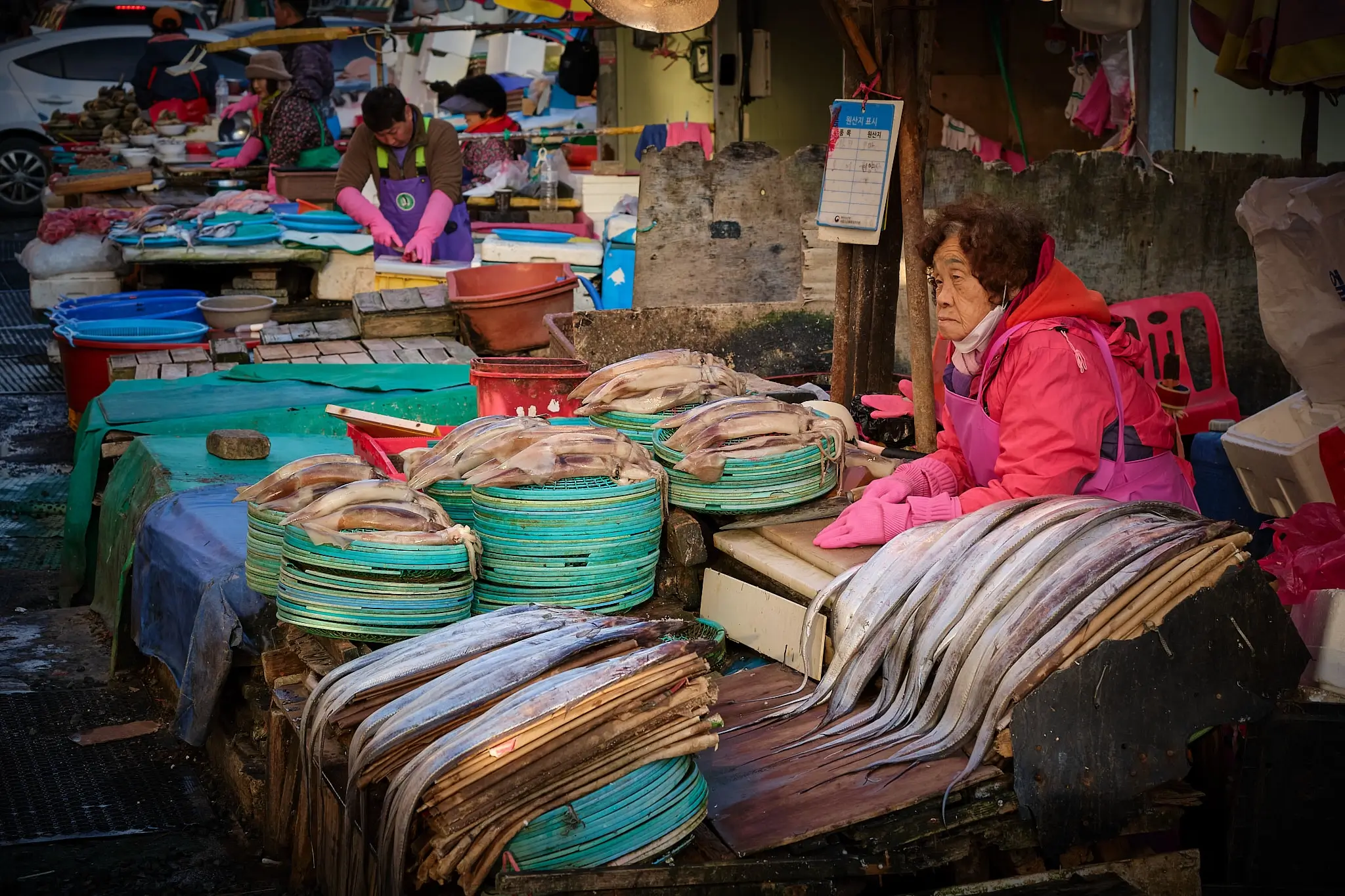 Matteo Franchi Foto - My Travel Diary Chronicles, Jagalchi fish market, South Korea