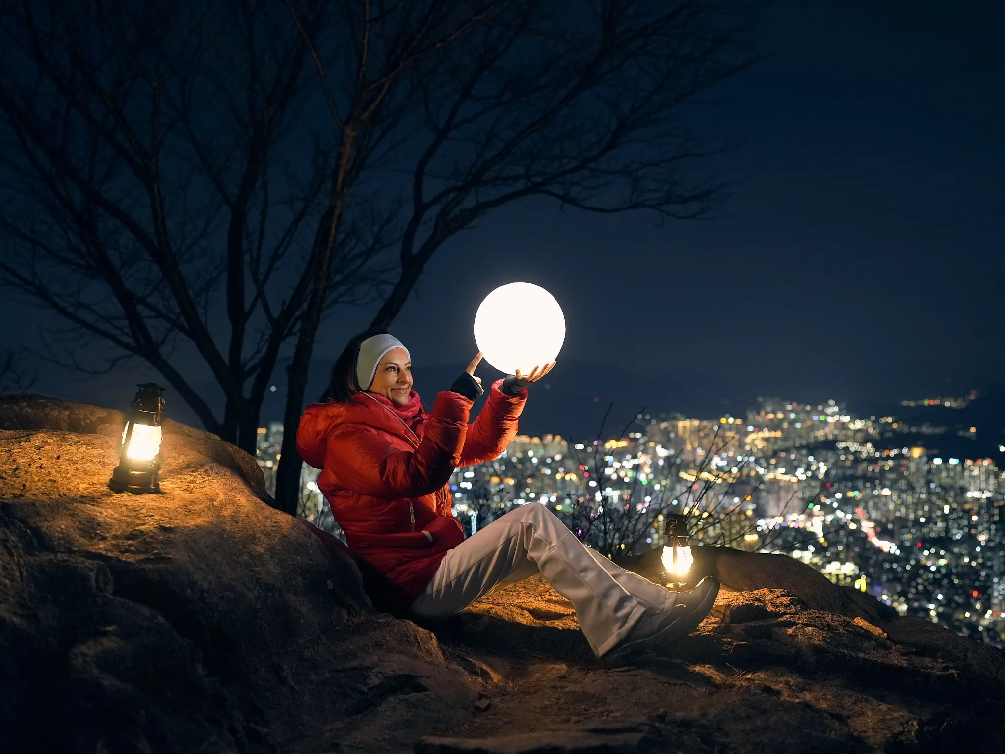 Matteo Franchi Foto - My Travel Diary Chronicles, Mount Hwangnyeongsan night trekking, South Korea